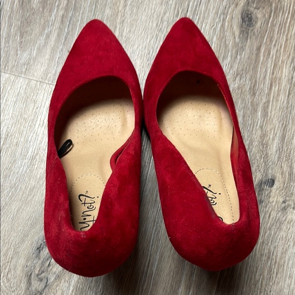 Y-Not Elegant Red Women's Heels - Picture 7 of 10